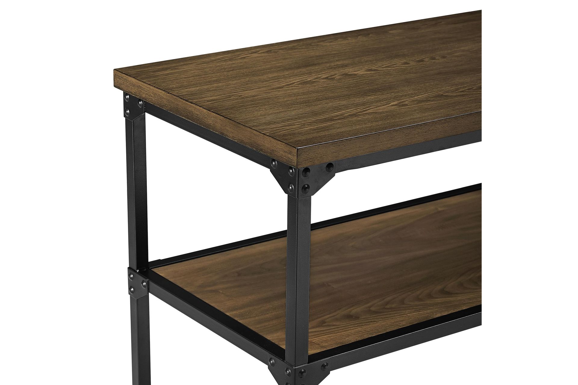 Cassy Konsollbord 121,9 cm Svart/Mørkebrun - Dorel Home - Møbler - Bord - Avlastningsbord - Konsollbord