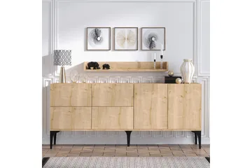 Cerreta Konsoll Sidebord 180 cm - Blå / Natur - Møbler - Bord - Avlastningsbord - Konsollbord
