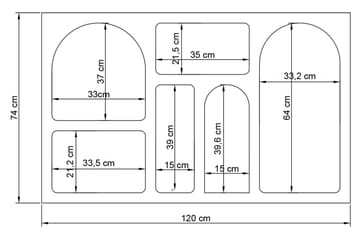 Dalim Konsollbord 120 cm - Hvit - Møbler - Bord - Avlastningsbord - Konsollbord