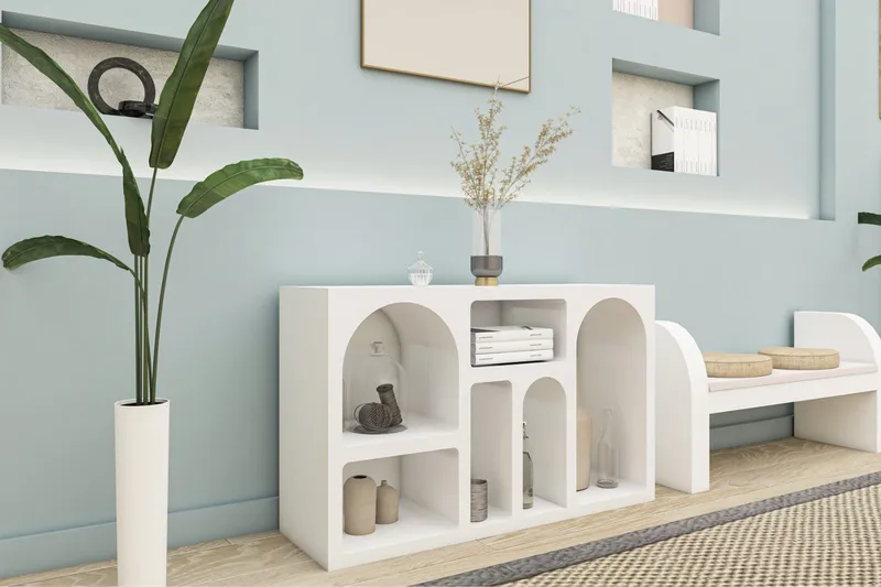 Dalim Konsollbord 120 cm - Hvit - Møbler - Mediamøbel & tv møbel - TV-benk & mediabenk