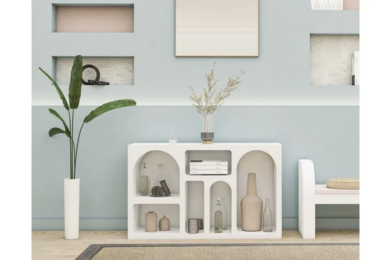 Dalim Konsollbord 120 cm - Hvit - Møbler - Mediamøbel & tv møbel - TV-benk & mediabenk