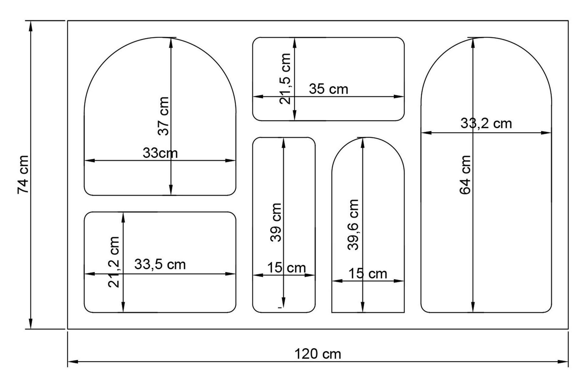 Dalim Konsollbord 120 cm - Hvit - Møbler - Bord - Avlastningsbord - Konsollbord