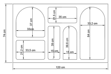 Dalim Konsollbord 120 cm - Hvit - Møbler - Bord - Avlastningsbord - Konsollbord