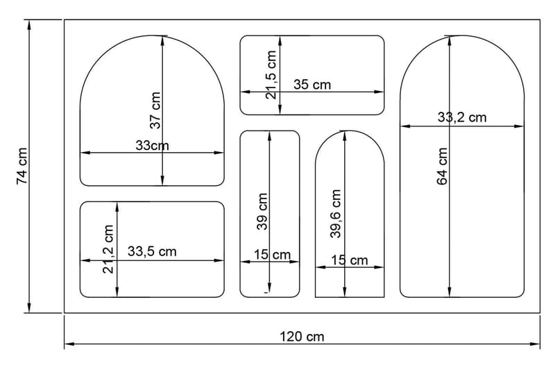 Dalim Konsollbord 120 cm - Hvit - Gangbord - Konsollbord