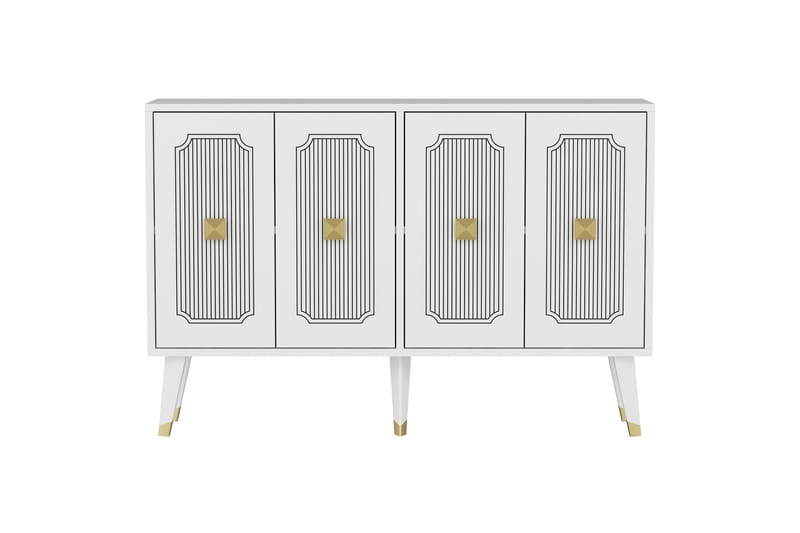 Derasi Konsollbord 120 cm - Hvit - Oppbevaring - Oppbevaringsmøbler - Sideboard & skjenker