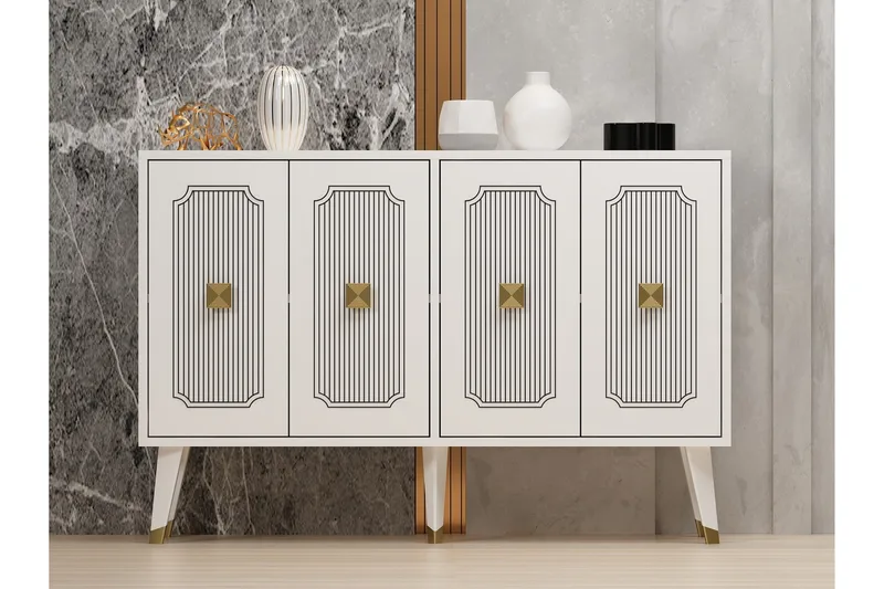 Derasi Konsollbord 120 cm - Hvit - Oppbevaring - Oppbevaringsmøbler - Sideboard & skjenker