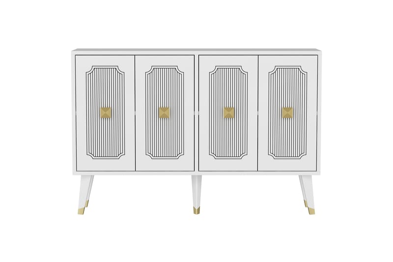 Derasi Konsollbord 120 cm - Hvit - Møbler - Bord - Avlastningsbord - Konsollbord