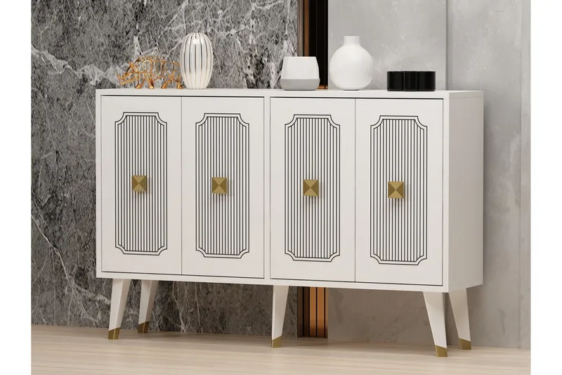 Derasi Konsollbord 120 cm - Hvit - Oppbevaring - Oppbevaringsmøbler - Sideboard & skjenker
