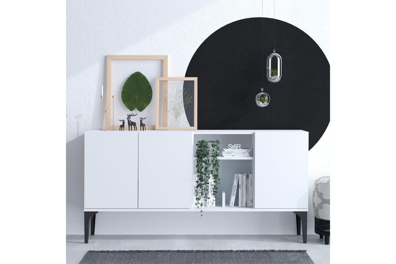 Desgrar Konsollbord 120x80 cm - Hvit - Møbler - Bord - Avlastningsbord - Konsollbord