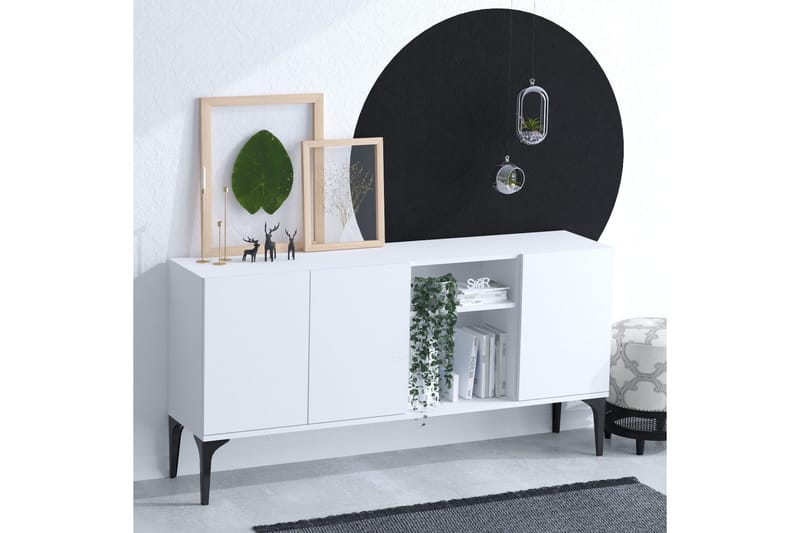 Desgrar Konsollbord 120x80 cm - Hvit - Møbler - Bord - Avlastningsbord - Konsollbord