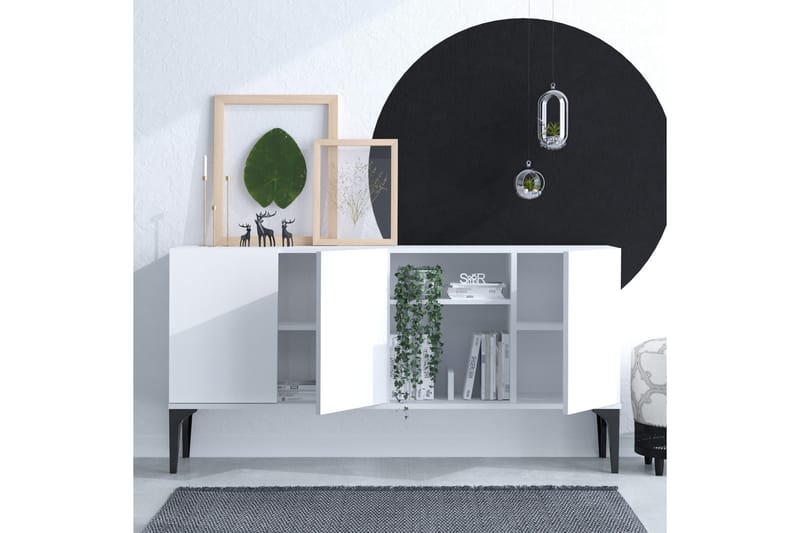 Desgrar Konsollbord 120x80 cm - Hvit - Møbler - Bord - Avlastningsbord - Konsollbord