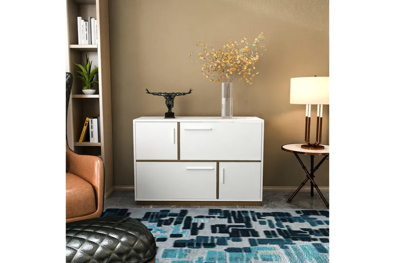 Desgrar Konsollbord 120x81,6 cm - Hvit - Møbler - Bord - Avlastningsbord - Konsollbord