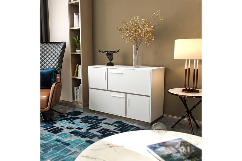 Desgrar Konsollbord 120x81,6 cm - Hvit - Møbler - Bord - Avlastningsbord - Konsollbord