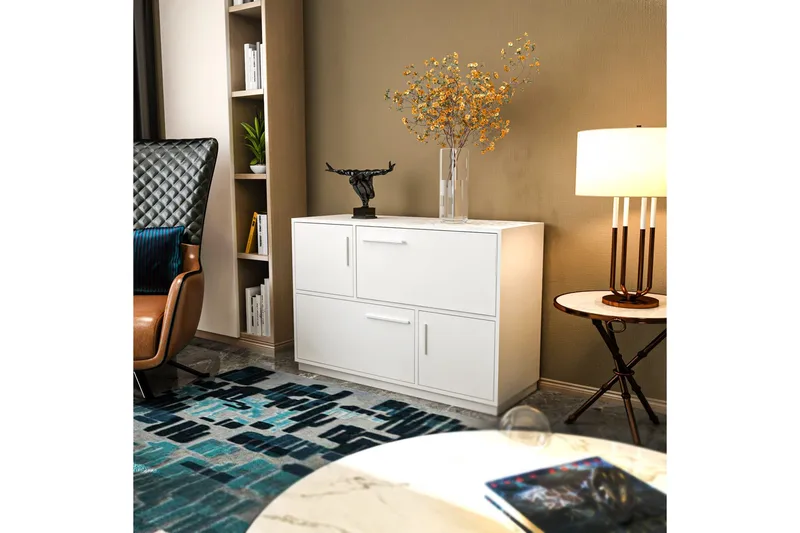 Desgrar Konsollbord 120x81,6 cm - Hvit - Møbler - Bord - Avlastningsbord - Konsollbord