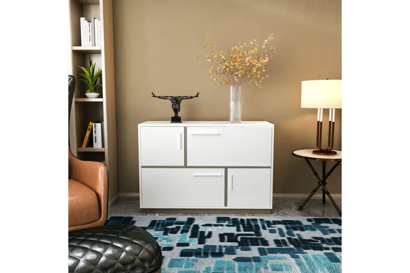 Desgrar Konsollbord 120x81,6 cm - Hvit - Møbler - Bord - Avlastningsbord - Konsollbord