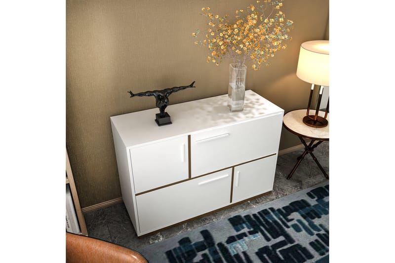 Desgrar Konsollbord 120x81,6 cm - Hvit - Møbler - Bord - Avlastningsbord - Konsollbord