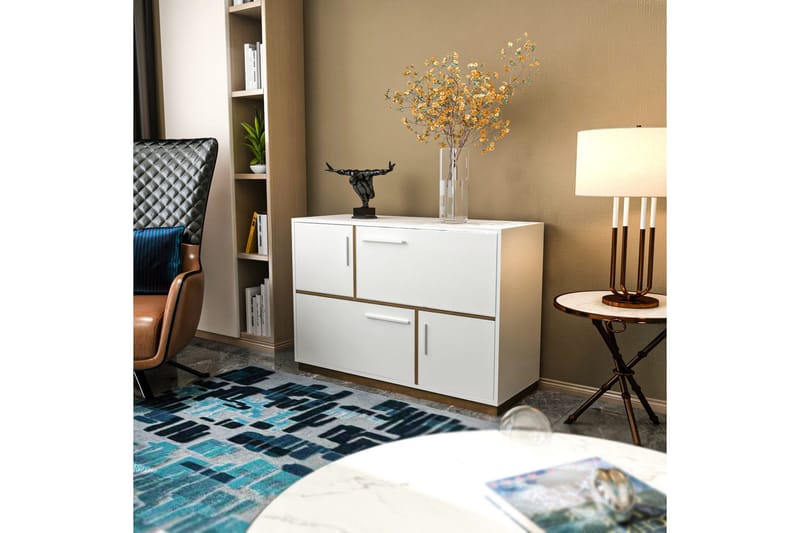 Desgrar Konsollbord 120x81,6 cm - Hvit - Møbler - Bord - Avlastningsbord - Konsollbord