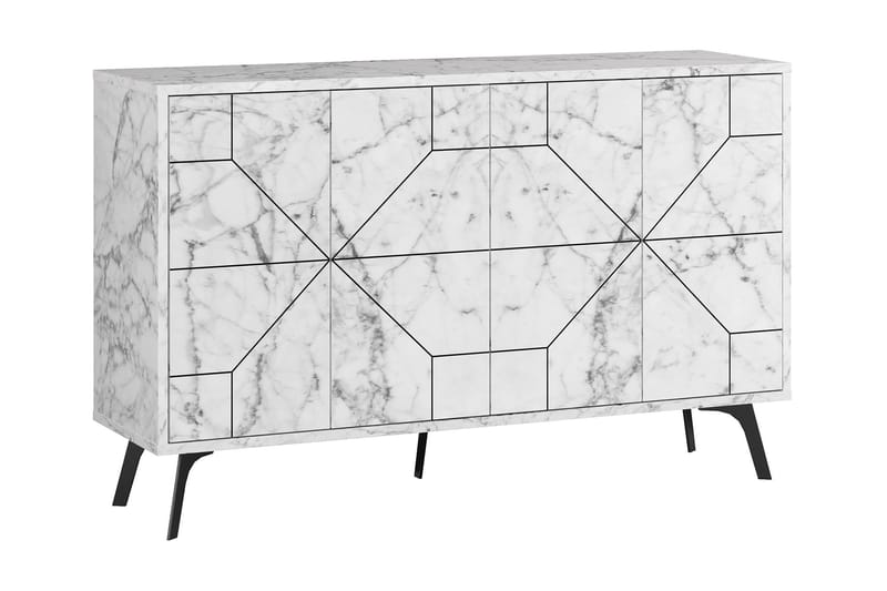 Desgrar Konsollbord 123x62,4 cm - Hvit - Møbler - Bord - Avlastningsbord - Konsollbord