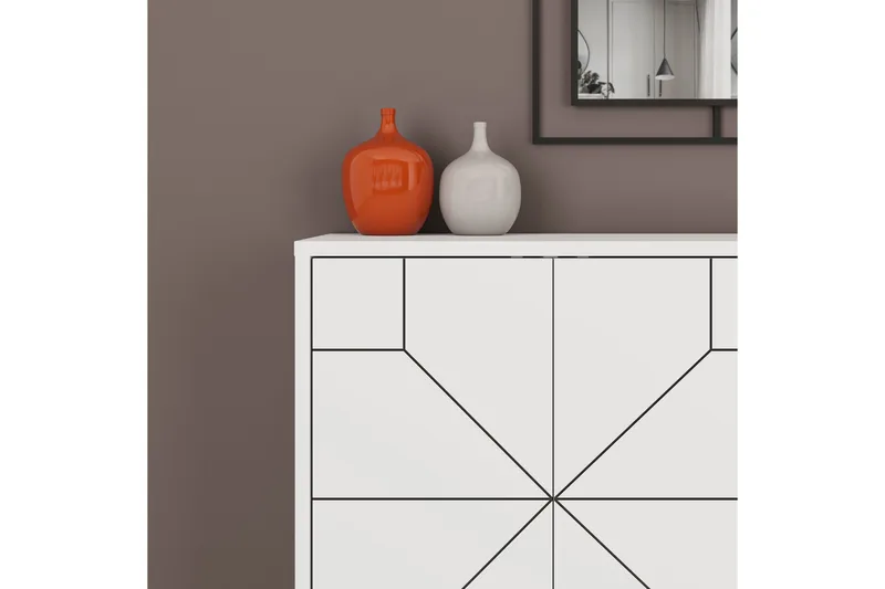 Desgrar Konsollbord 123x62,4 cm - Hvit - Møbler - Bord - Avlastningsbord - Konsollbord