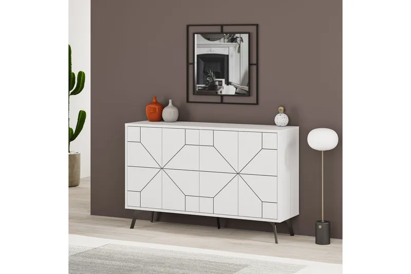 Desgrar Konsollbord 123x62,4 cm - Hvit - Møbler - Bord - Avlastningsbord - Konsollbord