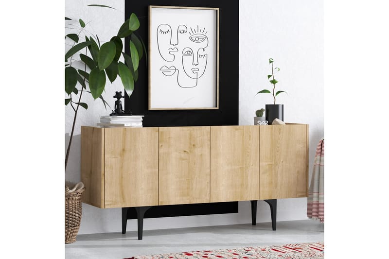 Desgrar Konsollbord 150x75 cm - Blå - Møbler - Bord - Avlastningsbord - Konsollbord