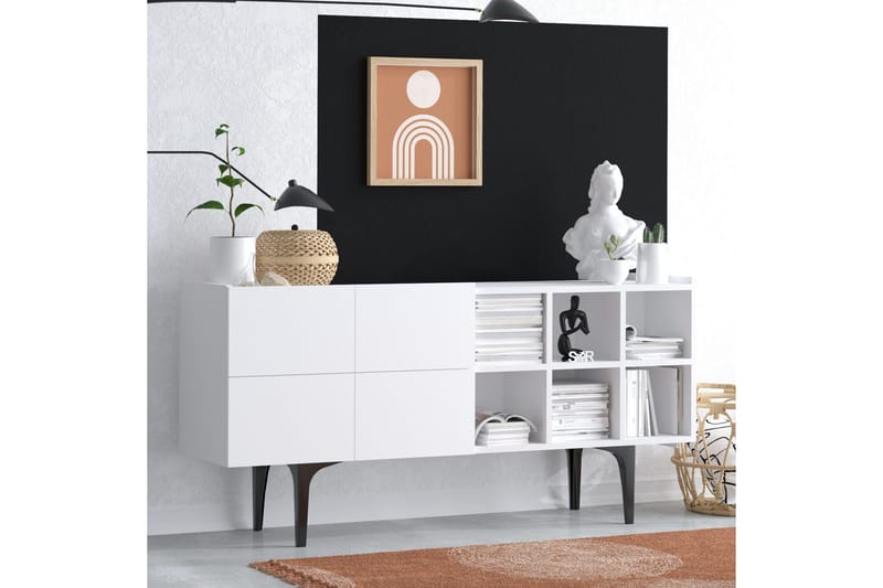 Desgrar Konsollbord 150x75 cm - Hvit - Møbler - Bord - Avlastningsbord - Konsollbord