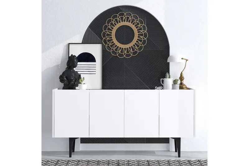 Desgrar Konsollbord 150x75 cm - Hvit - Møbler - Bord - Avlastningsbord - Konsollbord