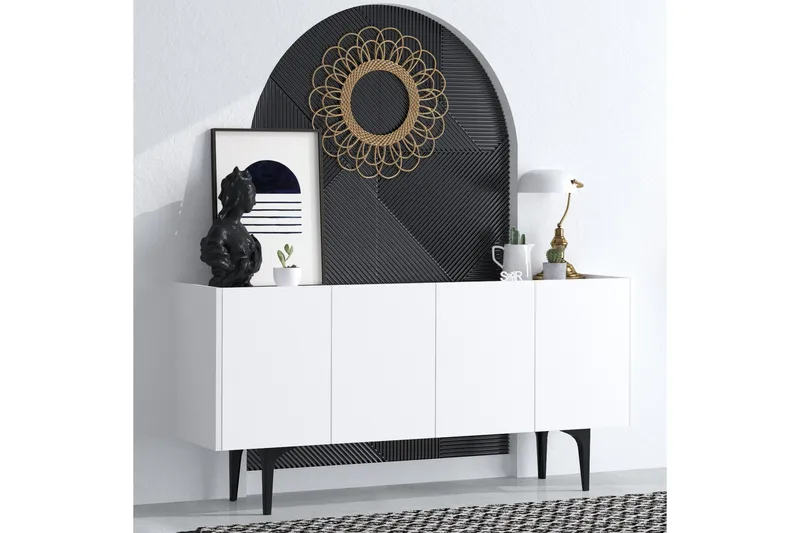 Desgrar Konsollbord 150x75 cm - Hvit - Møbler - Bord - Avlastningsbord - Konsollbord