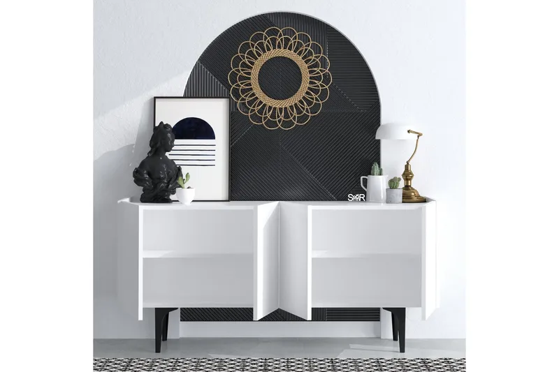 Desgrar Konsollbord 150x75 cm - Hvit - Møbler - Bord - Avlastningsbord - Konsollbord