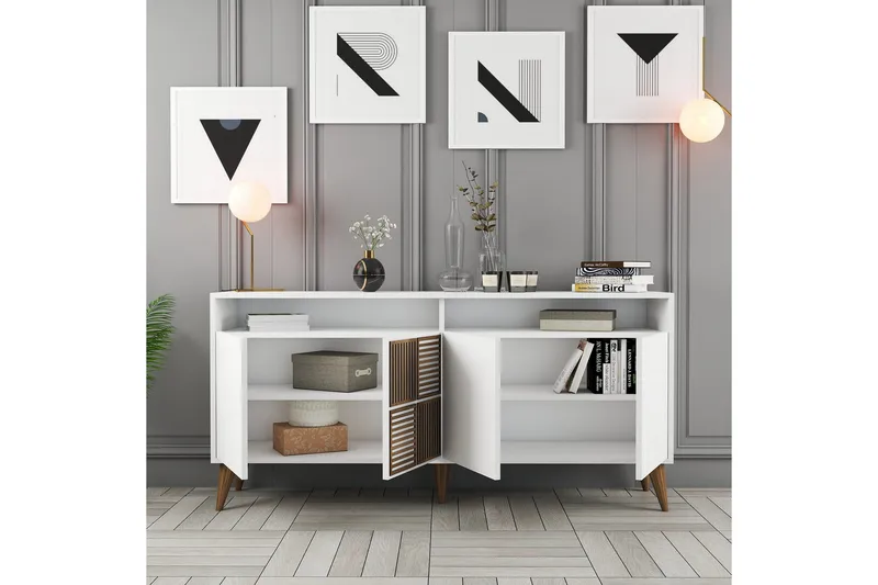 Desgrar Konsollbord 160x78 cm - Hvit - Møbler - Bord - Avlastningsbord - Konsollbord