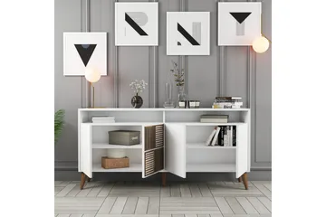 Desgrar Konsollbord 160x78 cm - Hvit - Møbler - Bord - Avlastningsbord - Konsollbord