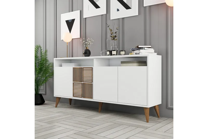 Desgrar Konsollbord 160x78 cm - Hvit - Møbler - Bord - Avlastningsbord - Konsollbord