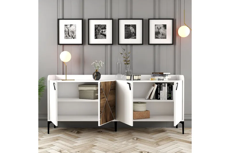 Desgrar Konsollbord 180x78 cm - Hvit - Møbler - Bord - Avlastningsbord - Konsollbord
