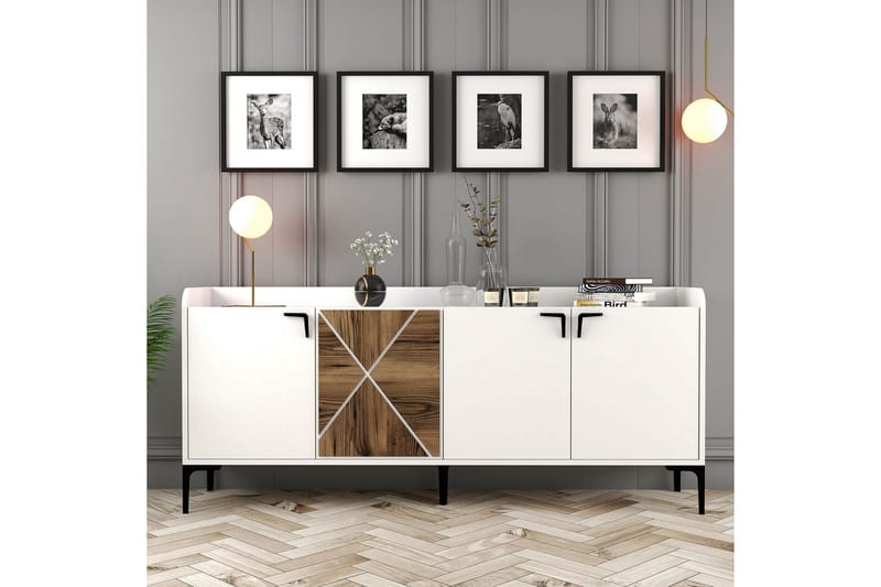 Desgrar Konsollbord 180x78 cm - Hvit - Møbler - Bord - Avlastningsbord - Konsollbord