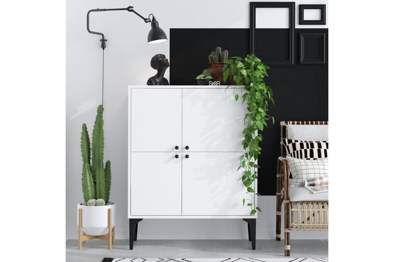 Desgrar Konsollbord 90x115 cm - Hvit - Møbler - Bord - Avlastningsbord - Konsollbord
