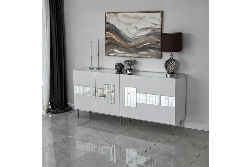 Djarhint Konsollbord 180 cm - Hvit - Oppbevaring - Oppbevaringsmøbler - Sideboard & skjenker