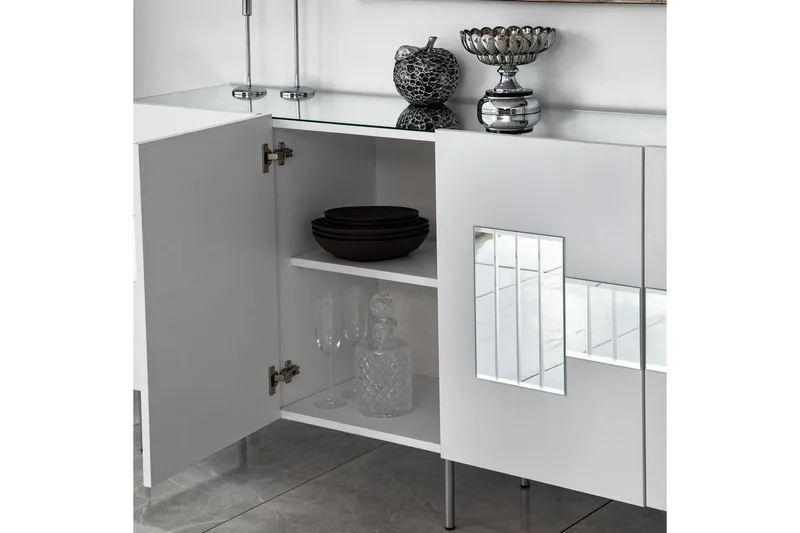 Djarhint Konsollbord 180 cm - Hvit - Oppbevaring - Oppbevaringsmøbler - Sideboard & skjenker