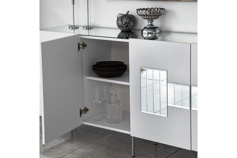 Djarhint Konsollbord 180 cm - Hvit - Oppbevaring - Oppbevaringsmøbler - Sideboard & skjenker