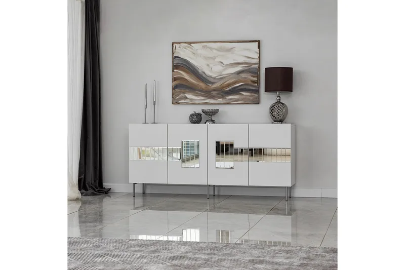 Djarhint Konsollbord 180 cm - Hvit - Oppbevaring - Oppbevaringsmøbler - Sideboard & skjenker