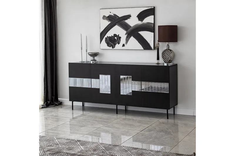 Djarhint Konsollbord 180 cm - Svart - Oppbevaring - Oppbevaringsmøbler - Sideboard & skjenker