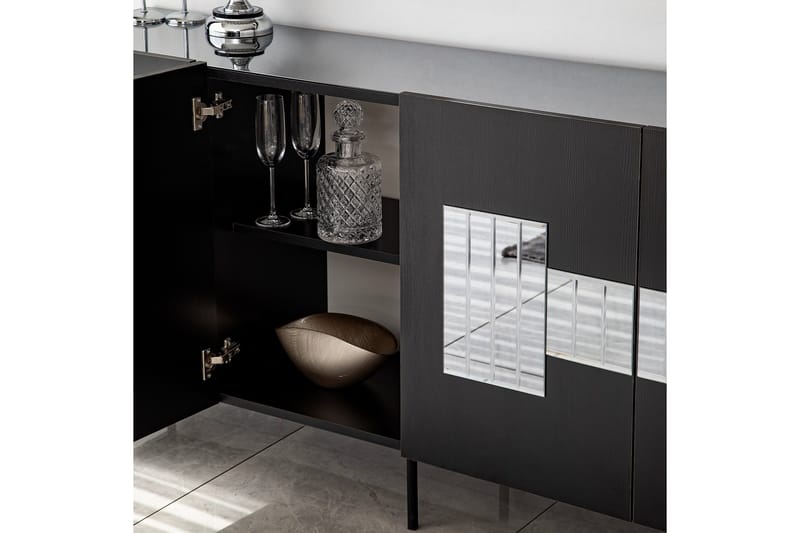 Djarhint Konsollbord 180 cm - Svart - Oppbevaring - Oppbevaringsmøbler - Sideboard & skjenker