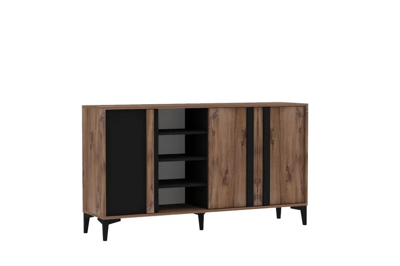 Dora Konsollbord 160 cm - Antrasitt - Oppbevaring - Oppbevaringsmøbler - Sideboard & skjenker