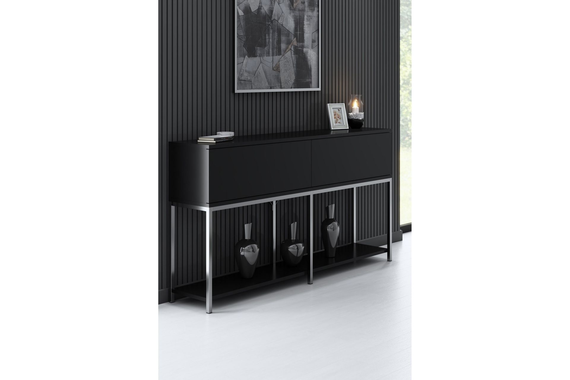 Dorlord Konsollbord 150 cm - Svart/Grå - Møbler - Bord - Avlastningsbord - Konsollbord
