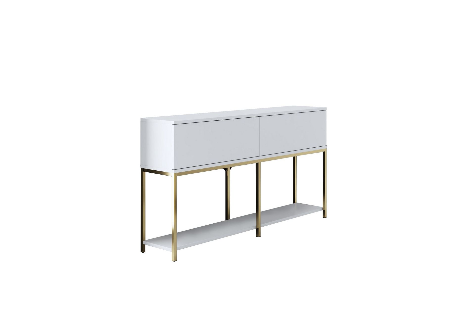 Dorlord Konsollbord 150 cm - Vit/Guld - Møbler - Bord - Avlastningsbord - Konsollbord