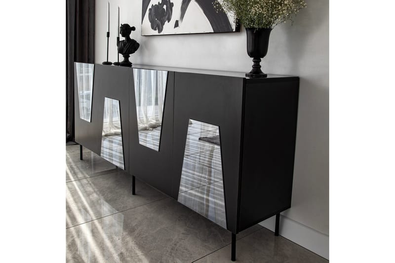Eraclea Konsollbord 180 cm - Svart - Oppbevaring - Oppbevaringsmøbler - Sideboard & skjenker