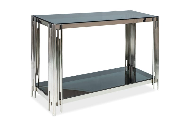 Fossilana Konsollbord 120 cm - Glass/Sølv - Møbler - Bord - Avlastningsbord - Konsollbord