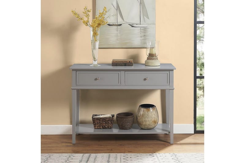 Franklin Konsollbord 104 cm Grå - Dorel Home - Møbler - Bord - Avlastningsbord - Konsollbord