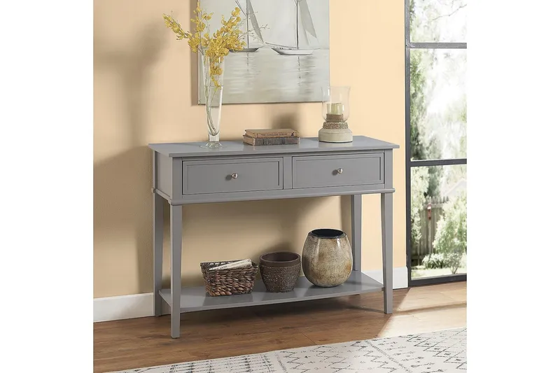 Franklin Konsollbord 104 cm Grå - Dorel Home - Møbler - Bord - Avlastningsbord - Konsollbord