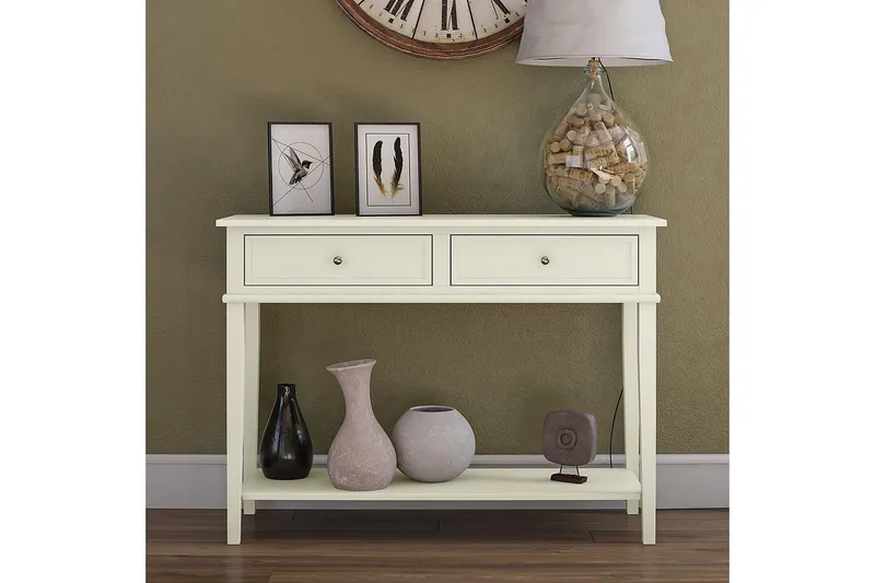 Franklin Konsollbord 104 cm Hvit - Dorel Home - Møbler - Bord - Avlastningsbord - Konsollbord