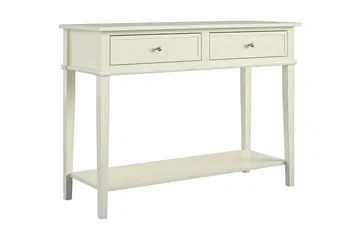 Franklin Konsollbord 104 cm Hvit - Dorel Home - Møbler - Bord - Avlastningsbord - Konsollbord